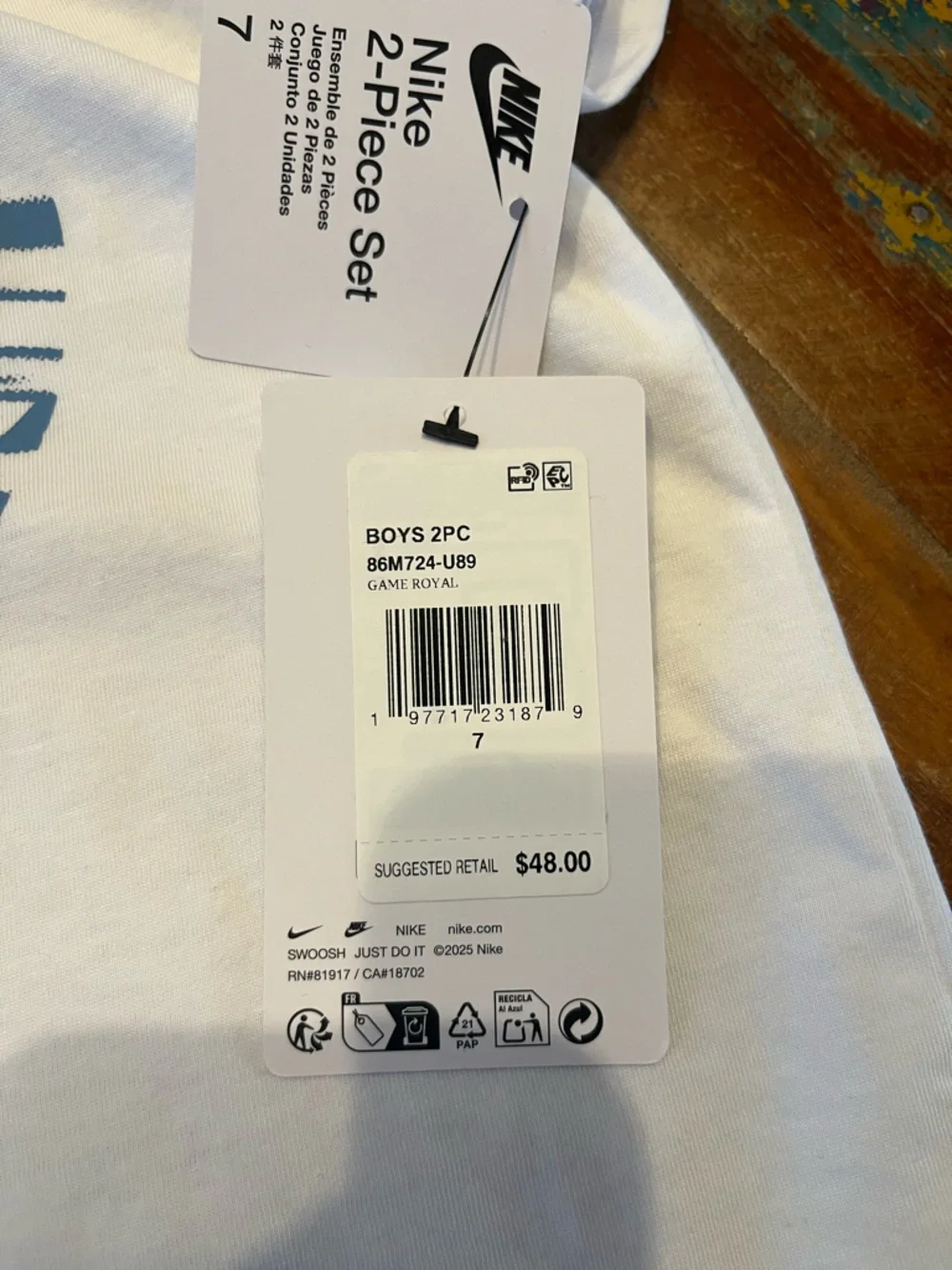 NWT Nike Boys 2 Piece Shorts Set - Picture 6 of 6